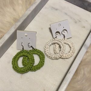 2 pair earrings